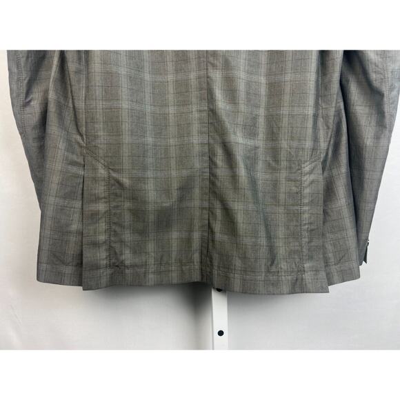 Hugo Boss Miltuz-W Unstructured Mens Grey Check Sz 44R - Picture 9 of 9